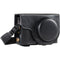 MegaGear Ever Ready Leather Camera Case for Panasonic LUMIX DC-ZS70 and DC-TZ90 (Black)
