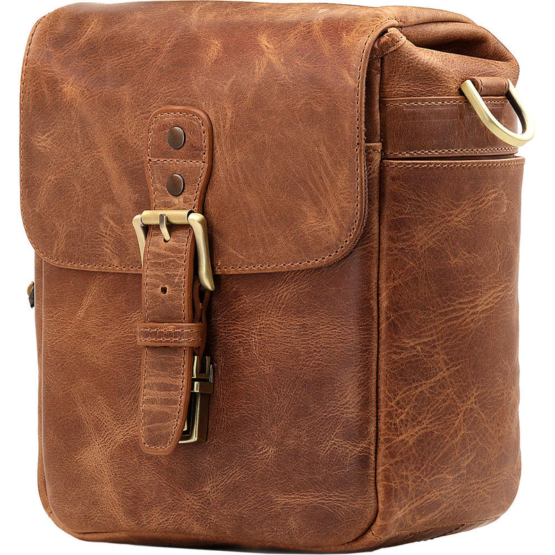 MegaGear Leather Camera Messenger Bag (Brown)