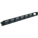 Middle Atlantic AVIP-FK1 1-Space Fixed Panel for AVIP Device Plates (Black)
