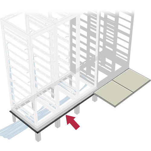 Buy in India Middle Atlantic GANGLE Series 1-Bay Raised Floor Support ...