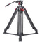 miliboo MTT605B Carbon Fiber Video Tripod Kit with Ground Spreader