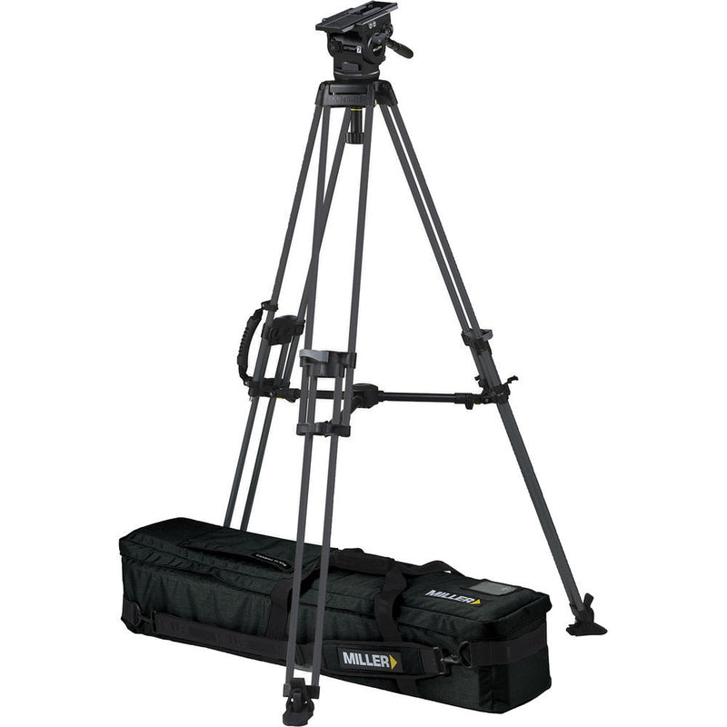 Miller 3156 ArrowX 7 Sprinter II 1-Stage Aluminum Tripod System