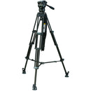 Miller CX2 Fluid Head with Toggle 75 2 Stage Alloy Tripod System (Mid-Level Spreader)