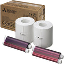 Mitsubishi 6" High Grade Paper & Ink Set for CP-K60DW-S Photo Printer