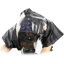 Movo Photo Waterproof Nylon Rain Cover with Enclosed Hand Sleeves for DSLR Cameras (Black)
