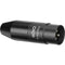Movo Photo 3.5mm (TRS) Mini-Jack Female Microphone Adapter To 3-Pin XLR Male Connector With Integrated Phantom