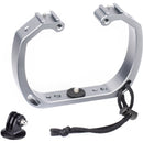 Movo Photo Underwater Diving Rig With Cold Shoe Mounts Wrist Strap For Waterproof Action Cams