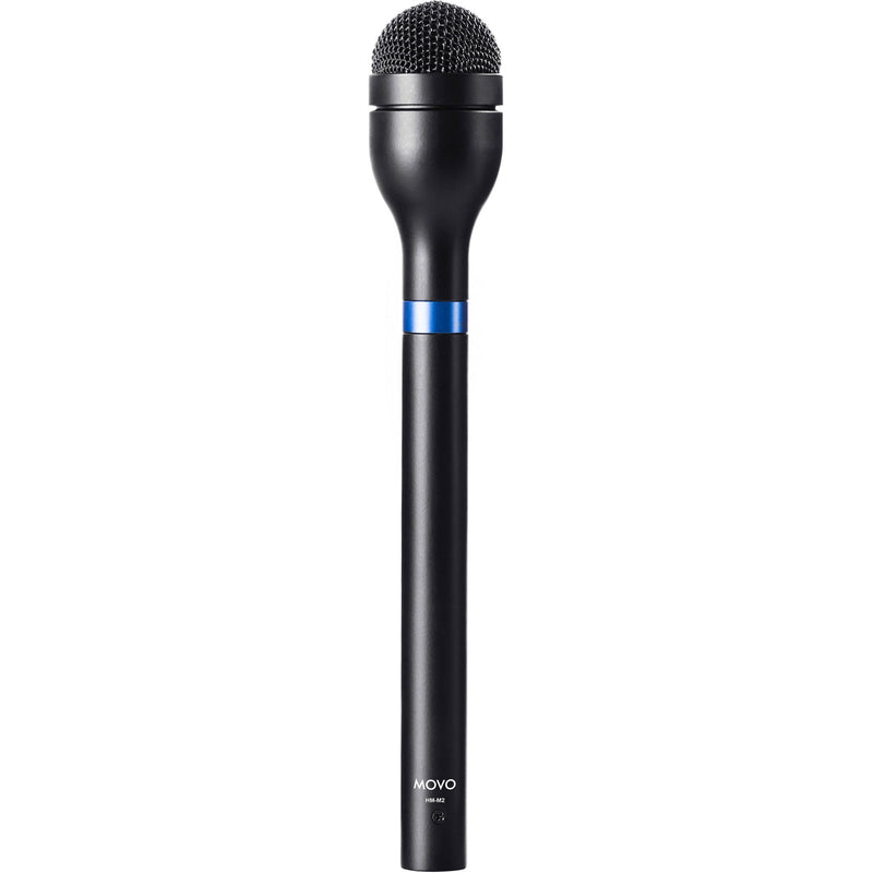 Movo Photo Dynamic Omnidirectional Handheld XLR Reporter Microphone