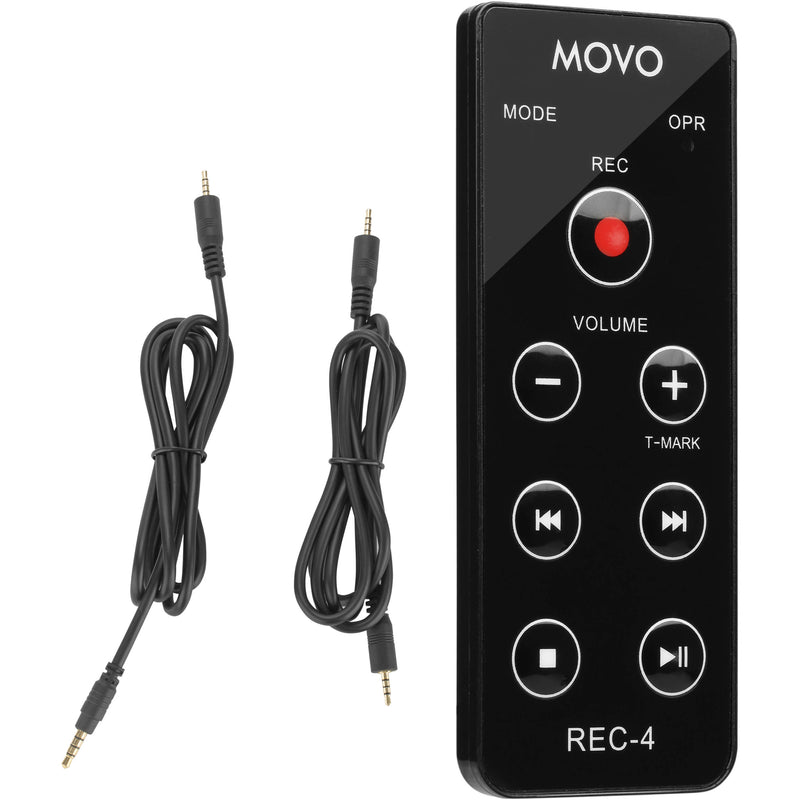 Movo Photo Wired Remote Control For Zoom Portable Digital Handy Recorders