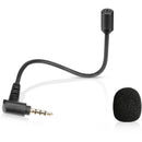Movo Photo Flexible Gooseneck TRRS 3.5mm Omnidirectional Microphone