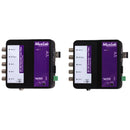 MuxLab 6G-SDI Extender over Fiber Optic with Return Channel (Up to 24.9 mi)