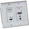 MuxLab HDMI/VGA over IP 4K PoE Wall Plate Transmitter (White)