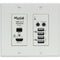 MuxLab UHD-4K HDMI/USB over IP PoE Wall Plate Receiver (White)