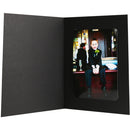 National Photo Folders Slit-Cut Photo Folder for Prints (4 x 6" and 5 x 7", 25-Pack, Black)
