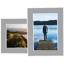 National Photo Folders Gray Panel Display Easel (8 x 10", 25-Pack)
