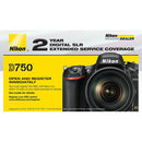 Nikon 2-Year Extended Service Coverage for D750 DSLR Camera
