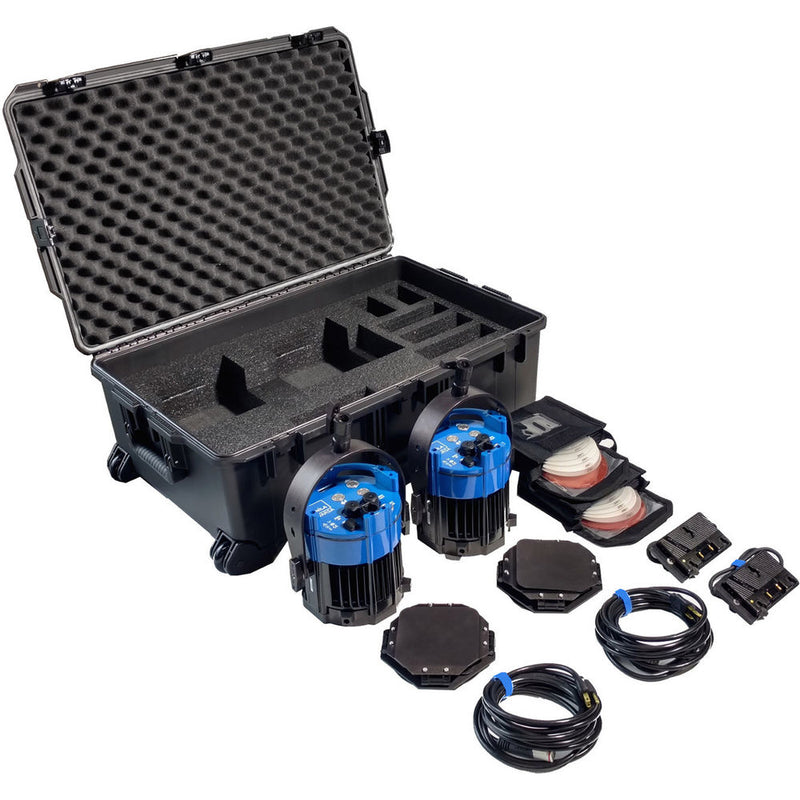 Nila Double Varsa V2 Daylight Kit with V-Mount Battery Plates