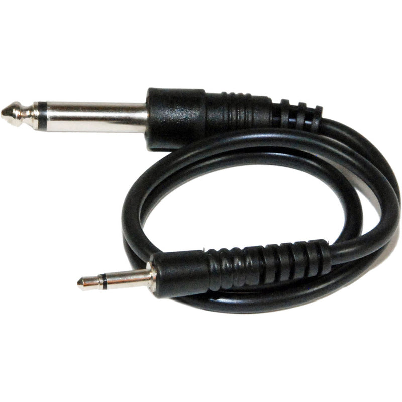 Nisha Miniphone 1/8" (3.5mm) Male to Phono 1/4" (6.35mm) Male Sync Cord (16")