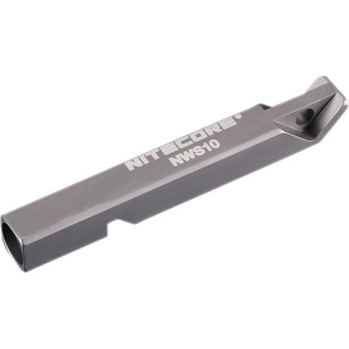 NITECORE NWS10 Titanium Outdoor Emergency Whistle (Single Chamber)