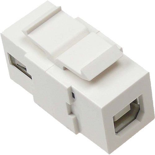 NTW USB 2.0 A/B Snap-in Keystone Coupler Jack