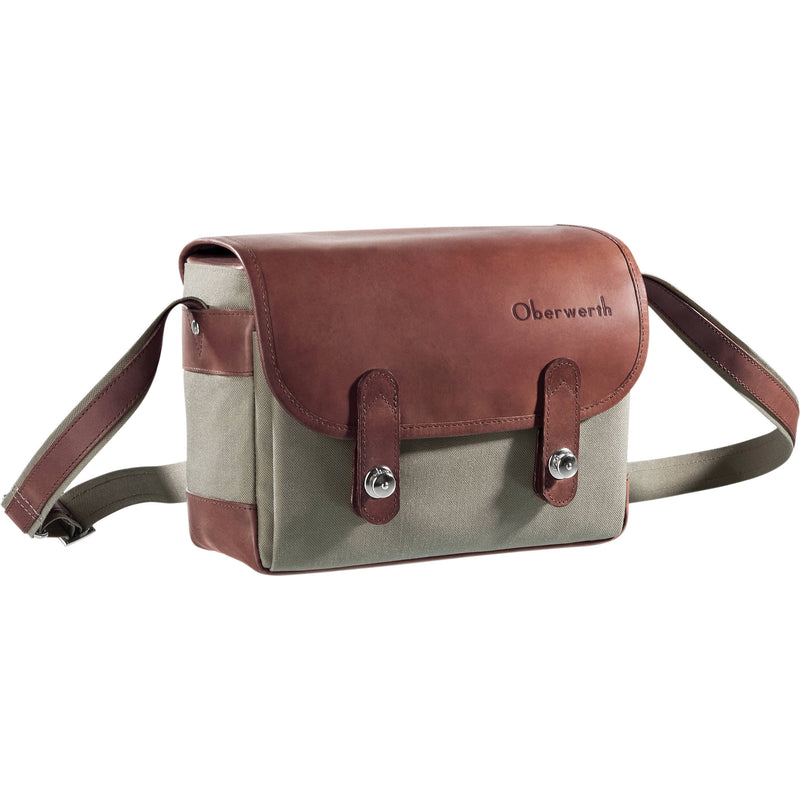 Oberwerth Freiburg Small Camera Bag (Olive/Dark Brown)