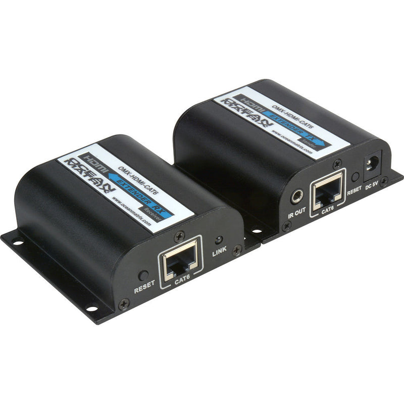 Ocean Matrix 1080p HDMI Extender over Single Cat6 with Loop-Through Output