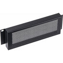 Odyssey Innovative Designs ARHSCLP02 Half-Rack Mountable and Raised Perforated Security Panel (2 RU, Black)