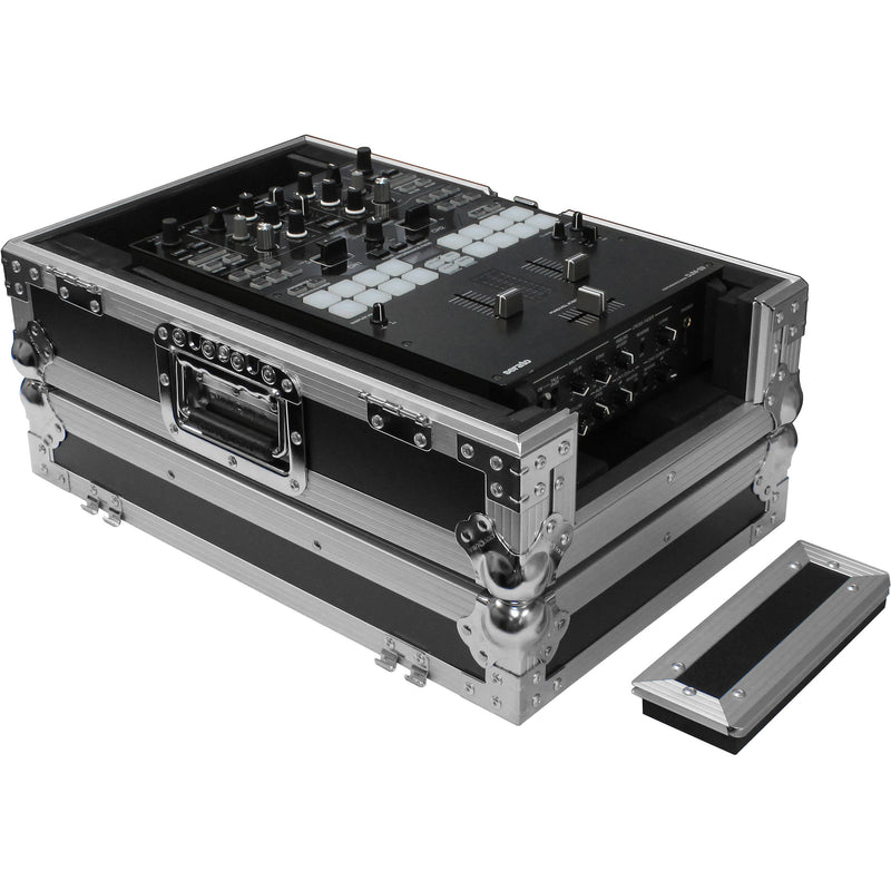 Odyssey Innovative Designs Black Label Series Universal 10" DJ Mixer Case with Extra Cable Space