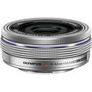 Olympus M.Zuiko Digital ED 14-42mm f/3.5-5.6 EZ Lens (Silver)
