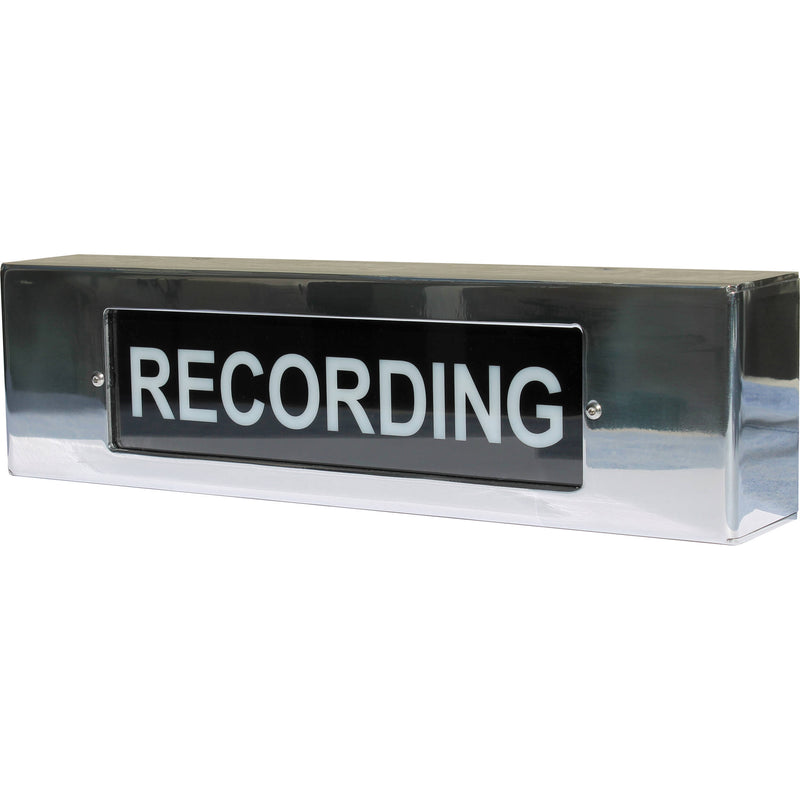 On Air Simple 12V "RECORDING" LED (Black Lens)