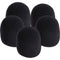 On-Stage Foam Windscreen for Handheld Microphones (5-Pack, Black)