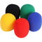 On-Stage Foam Windscreens for Handheld Microphones (5-Pack, Colors)