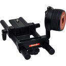 Opteka Gearless Follow Focus Rig with 15mm Rod Kit for Digital SLR Cameras