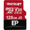 Patriot EP Series 128GB Micro SDXC V30 UHS-1, U3, C10, A1 Flash