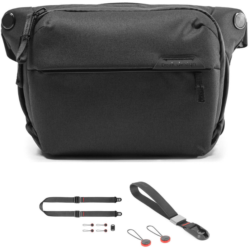 Peak Design 6L Everyday Sling v2 Lightweight Essentials Kit (Black)