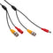 Pearstone BNC Extension Cable with Power for CCTVs (200 ft)