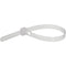 Pearstone 12" Reusable Plastic Cable Ties - Clear (100-Pack)