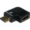 Pearstone HDMI 90-Degree Adapter - Vertical Flat Left