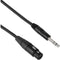 Pearstone PM Series 1/4" TRS M to XLR F Professional Interconnect Cable - 10' (3.0 m)