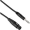 Pearstone PM Series 1/4" TRS M to XLR F Professional Interconnect Cable - 15' (4.6 m)