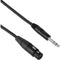 Pearstone PM Series 1/4" TRS M to XLR F Professional Interconnect Cable - 50' (15.2 m)