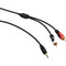 Pearstone 1/8" Stereo Mini to Dual RCA Y-Cable (10')