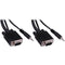 Pearstone 50' Standard VGA Male to Male Cable with 3.5mm Stereo Audio