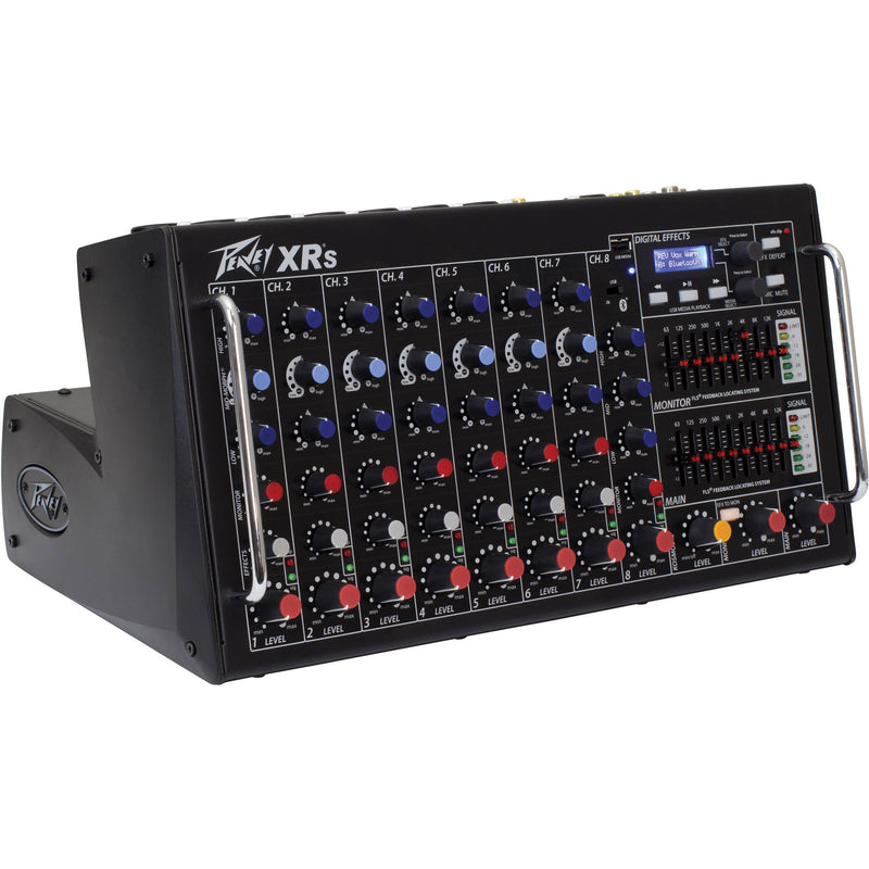 Peavey XR S 8-Channel Powered Mixer with Bluetooth (1,000 W)