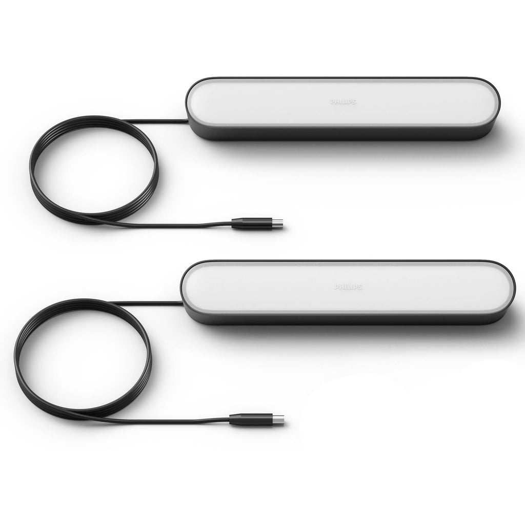 Buy India Philips Hue White & Color Ambiance Play Light Bar (Black, 2