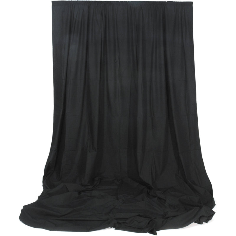 Photoflex Muslin Backdrop (Black, 10 x 20')