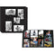 Pioneer Photo Albums 5COL240 Collage Frame Embossed Sewn Leatherette 4x6" Family Photo Album (Black)