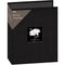 Pioneer Photo Albums T811CBF-BK 3-Ring Binder Frame Fabric Scrapbook (Deep Black)