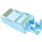 Platinum Tools Shielded EZ-RJ45 Connectors for CAT5e & CAT6 with External Ground (Clamshell Packaging, 10-Pieces)