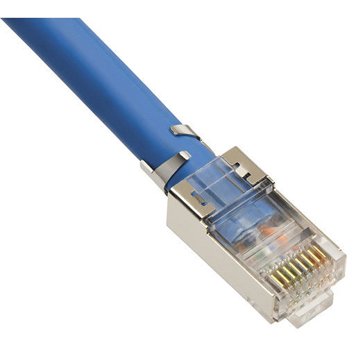 Platinum Tools RJ-45 CAT6A/10-Gig Shielded Connectors with Liners (10-Pieces, Clamshell Packaging)